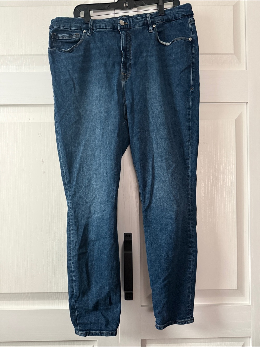 Good American Good Legs Skinny Jeans GLDV873T Blue609 size 22 $119